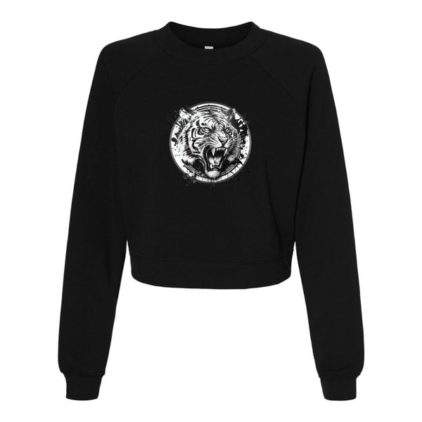 Black and White Tiger Bella canvas hoodie 7505